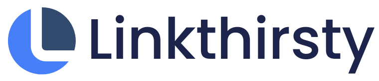 Linkthirsty.com Niche edit services LOGO